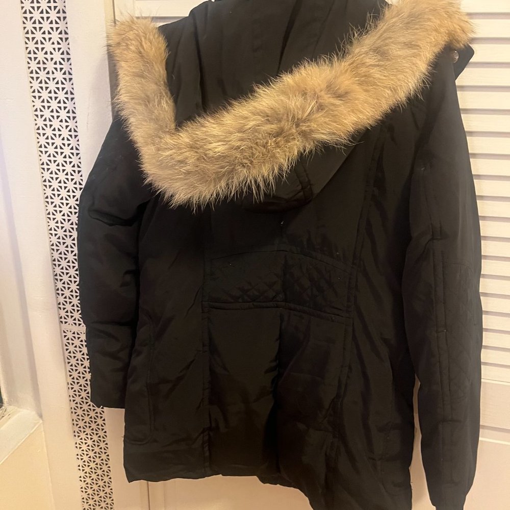 Black Down Winter Jacket Size Medium - image 3